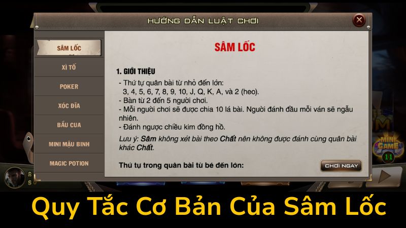 Quy Tắc Cơ Bản Của Sâm Lốc