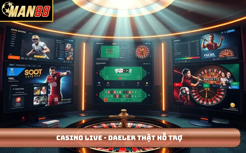 Casino live - Daeler thật hỗ trợ